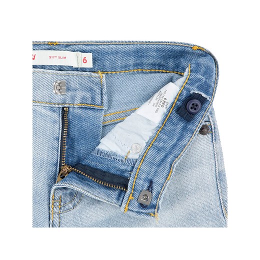 Levi&apos;s Kids Dżinsy &quot;511&quot; - Slim fit - w kolorze błękitnym 164 wyprzedaż Limango Polska