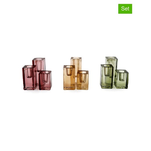 SiL Interiors Świeczniki (3 szt.) (produkt niespodzianka) Sil Interiors onesize okazyjna cena Limango Polska