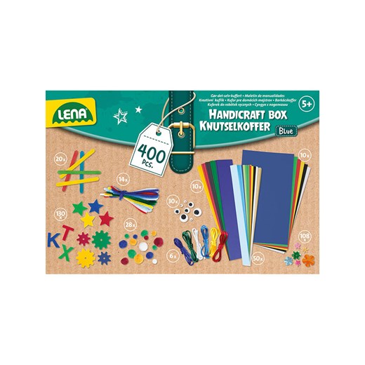 LENA 400-częściowy kuferek z wyposażeniem - 5+ Lena onesize promocyjna cena Limango Polska