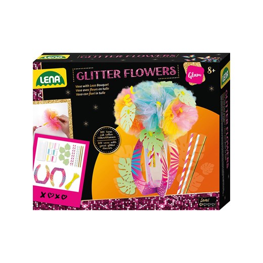 LENA Zestaw kreatywny &quot;Glitter Flowers&quot; w różnych kolorach - 8+ ze sklepu Limango Polska w kategorii Zabawki - zdjęcie 175769157