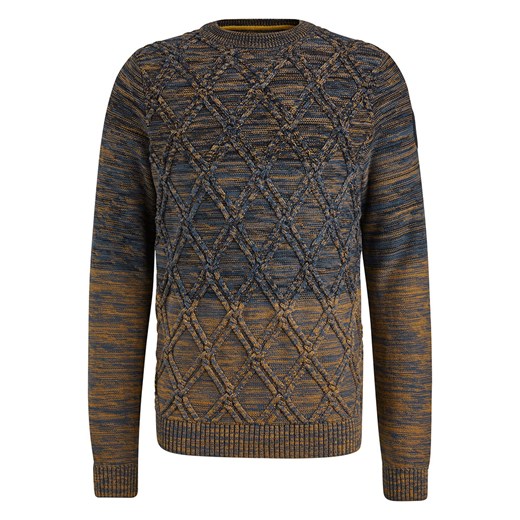 PME Legend Sweter w kolorze brązowo-niebieskim ze sklepu Limango Polska w kategorii Swetry męskie - zdjęcie 175769287