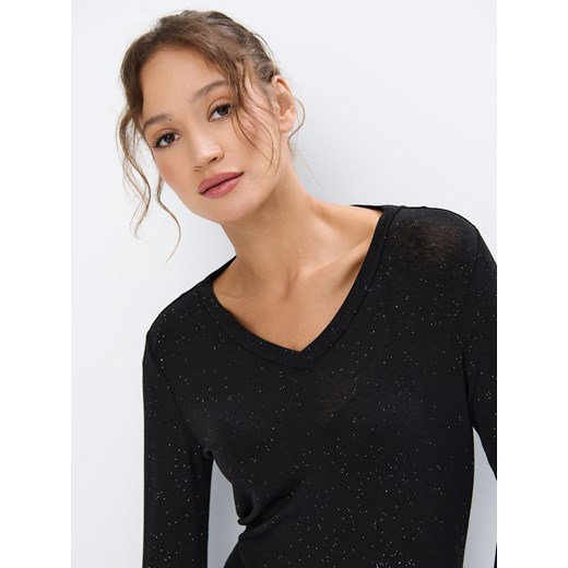 Bluzka damska Mohito czarna casual 