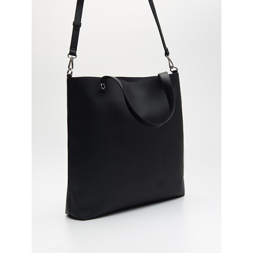 Cropp - Duża torba shopper - czarny Cropp Uniwersalny wyprzedaż Cropp