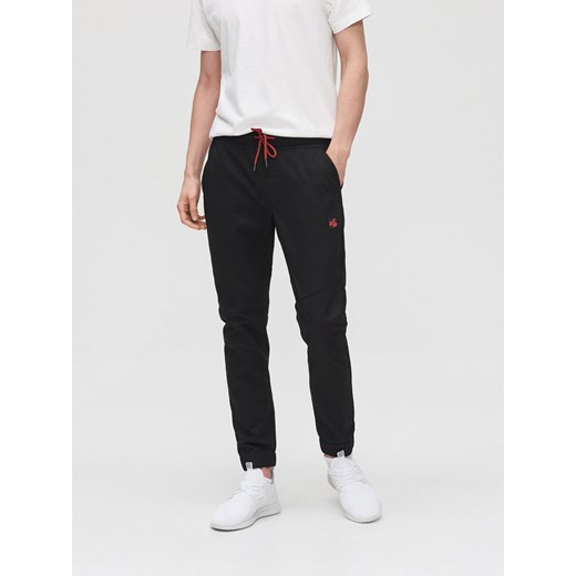 Cropp - Spodnie jogger - czarny Cropp 28 Cropp okazja