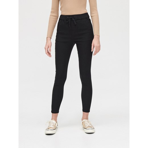 Cropp - Spodnie jogger - czarny Cropp 32 okazyjna cena Cropp