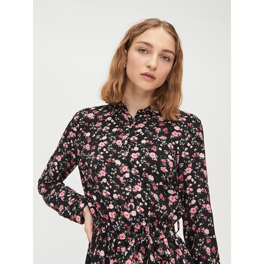 Cropp - Sukienka koszulowa - czarny Cropp L okazja Cropp