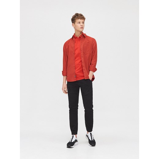 Cropp - Koszulka polo - czerwony Cropp XL okazja Cropp