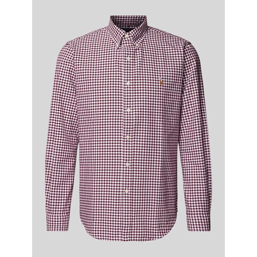 Koszula męska Polo Ralph Lauren casual z kołnierzykiem button down z długim rękawem 