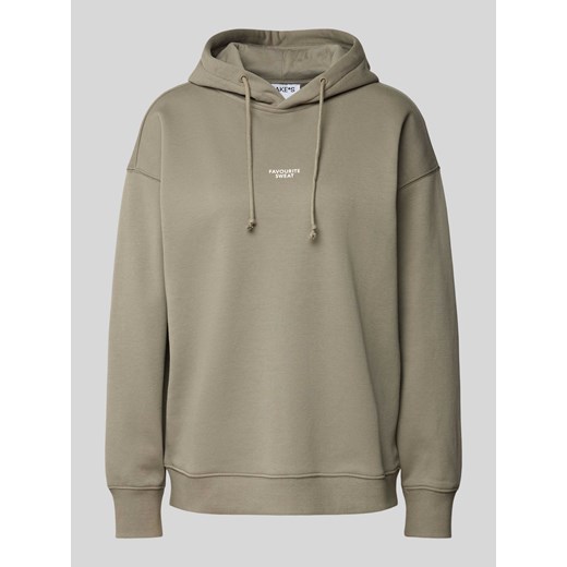 Bluza z kapturem o kroju oversized z nadrukiem z logo ze sklepu Peek&Cloppenburg  w kategorii Bluzy damskie - zdjęcie 175783695