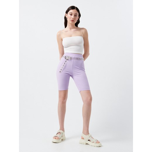 Cropp - Gładki crop top - biały Cropp L wyprzedaż Cropp