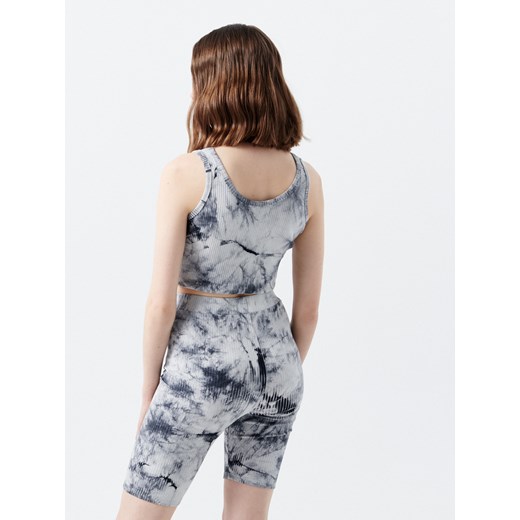 Cropp - Kolarki z efektem tie dye - szary Cropp L promocyjna cena Cropp