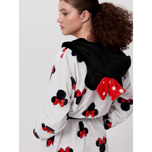 Cropp - Szlafrok Minnie Mouse - jasny szary Cropp Uniwersalny wyprzedaż Cropp