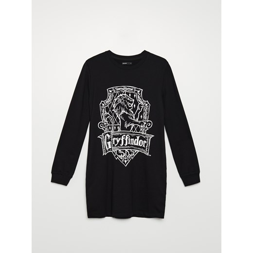 Cropp - Dresowa sukienka Harry Potter - czarny Cropp S promocja Cropp