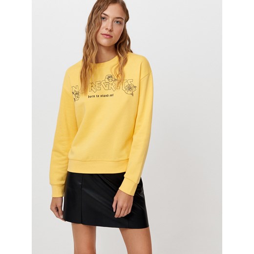 Cropp - Mini spódnica z imitacji skóry - czarny Cropp XL Cropp okazja