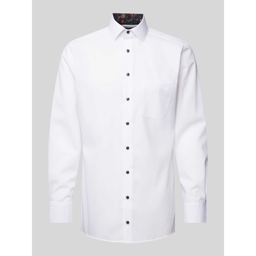 Koszula biznesowa o kroju regular fit z kołnierzykiem typu kent ze sklepu Peek&Cloppenburg  w kategorii Koszule męskie - zdjęcie 175809555