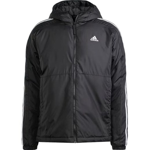 Kurtka męska Essentials 3-Stripes Insulated Hooded Adidas ze sklepu SPORT-SHOP.pl w kategorii Kurtki męskie - zdjęcie 175811216