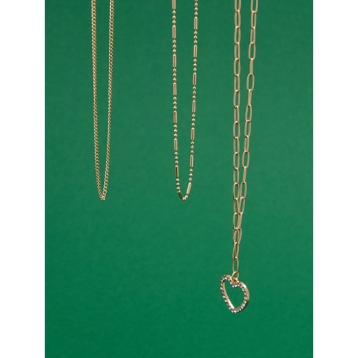 Sinsay - Naszyjnik 3 pack - złoty Sinsay One Size Sinsay