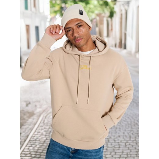 Sinsay - Czapka beanie - kremowy ze sklepu Sinsay w kategorii Bluzy męskie - zdjęcie 175815225