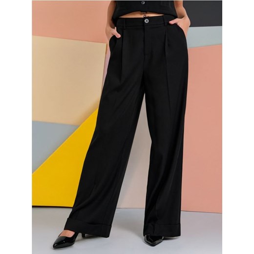 Sinsay - Spodnie z kantem - czarny ze sklepu Sinsay w kategorii Spodnie damskie - zdjęcie 175815476