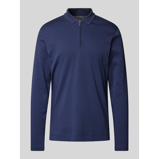 Koszulka polo z krótkim zamkiem błyskawicznym ze sklepu Peek&Cloppenburg  w kategorii T-shirty męskie - zdjęcie 175816607