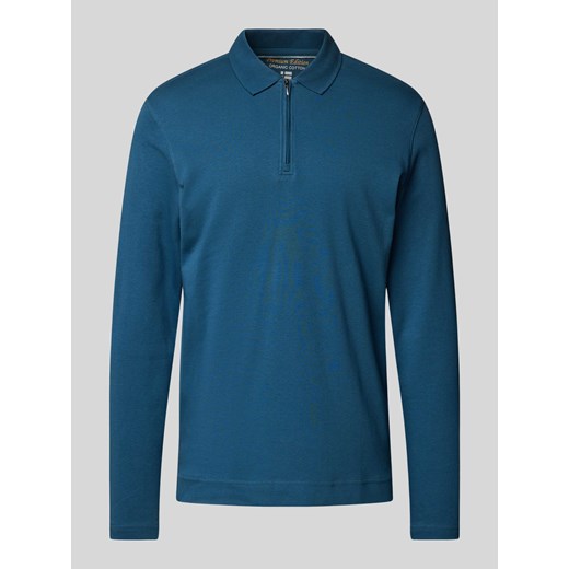 Koszulka polo z krótkim zamkiem błyskawicznym ze sklepu Peek&Cloppenburg  w kategorii T-shirty męskie - zdjęcie 175816878