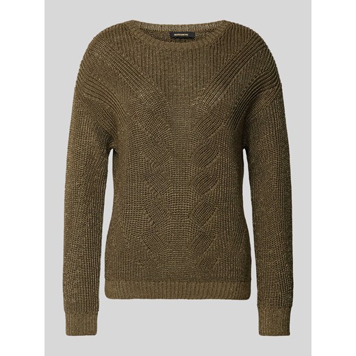 Sweter z dzianiny z efektowną przędzą ze sklepu Peek&Cloppenburg  w kategorii Swetry damskie - zdjęcie 175817139