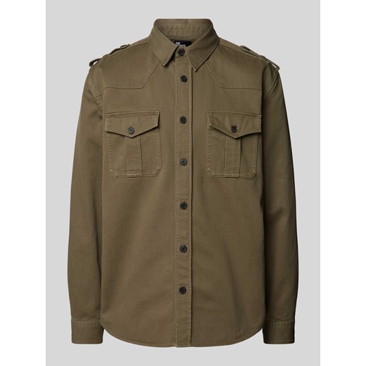 Koszula casualowa z listwą guzikową model ‘CHEMISE’ ze sklepu Peek&Cloppenburg  w kategorii Koszule męskie - zdjęcie 175817197