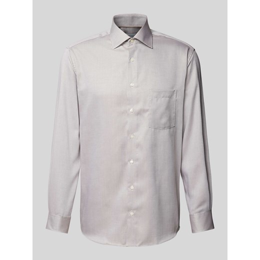 Koszula biznesowa o kroju modern fit z kieszenią na piersi ze sklepu Peek&Cloppenburg  w kategorii Koszule męskie - zdjęcie 175817297