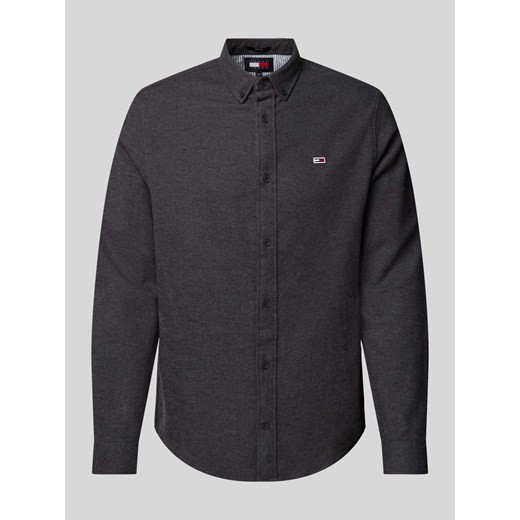 Koszula flanelowa o kroju regular fit z kołnierzykiem typu button down ze sklepu Peek&Cloppenburg  w kategorii Koszule męskie - zdjęcie 175817316
