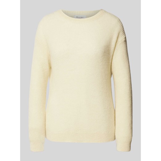 Sweter z dzianiny z okrągłym dekoltem ze sklepu Peek&Cloppenburg  w kategorii Swetry damskie - zdjęcie 175817408