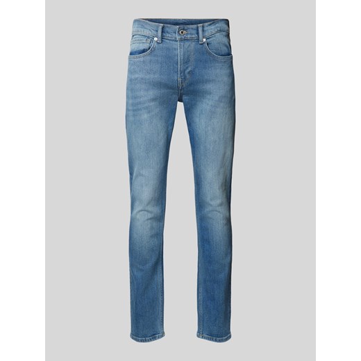 Jeansy o kroju slim fit z 5 kieszeniami ze sklepu Peek&Cloppenburg  w kategorii Jeansy męskie - zdjęcie 175817798