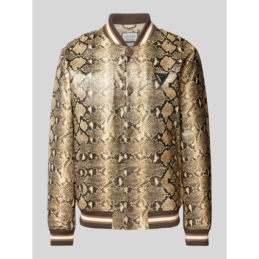 Bomberka ze zwierzęcym nadrukiem model ‘SNAKE BOMBER’ ze sklepu Peek&Cloppenburg  w kategorii Kurtki męskie - zdjęcie 175817855