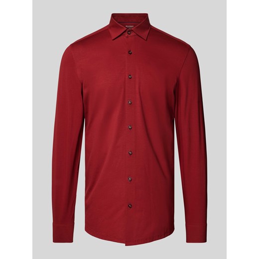 Koszula biznesowa o kroju slim fit z kołnierzykiem typu kent model ‘New York’ ze sklepu Peek&Cloppenburg  w kategorii Koszule męskie - zdjęcie 175818189
