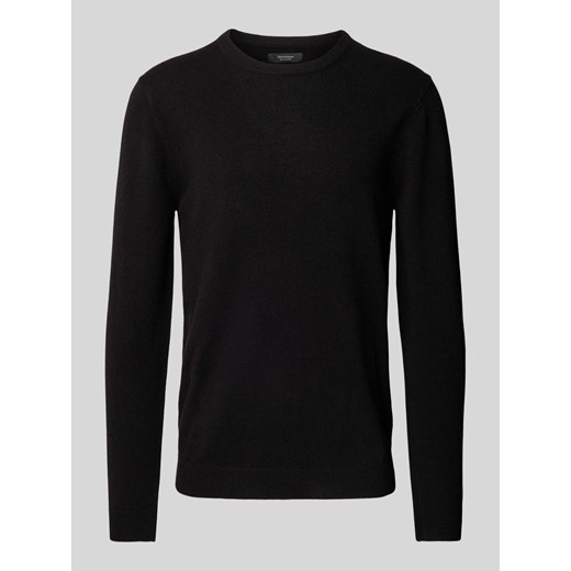 Sweter kaszmirowy z okrągłym dekoltem model ‘mordy’ ze sklepu Peek&Cloppenburg  w kategorii Swetry męskie - zdjęcie 175818269