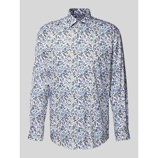 Koszula biznesowa o kroju regular fit ze wzorem na całej powierzchni ze sklepu Peek&Cloppenburg  w kategorii Koszule męskie - zdjęcie 175818659