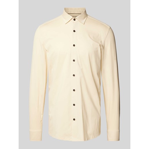 Koszula biznesowa o kroju slim fit z kołnierzykiem typu kent model ‘New York’ ze sklepu Peek&Cloppenburg  w kategorii Koszule męskie - zdjęcie 175818727