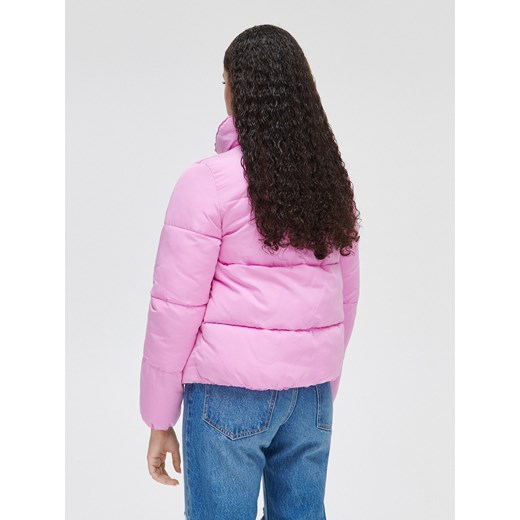 Cropp - Pikowana kurtka puffer - różowy Cropp XS Cropp promocja