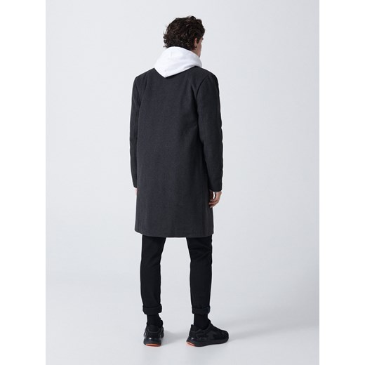 Cropp - Klasyczny płaszcz - czarny Cropp XL promocja Cropp