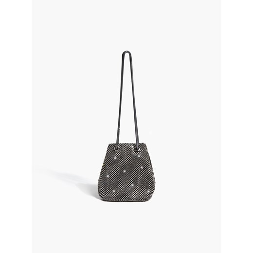 Cropp - Torebka crossbody z cyrkoniami - srebrny Cropp Uniwersalny okazyjna cena Cropp