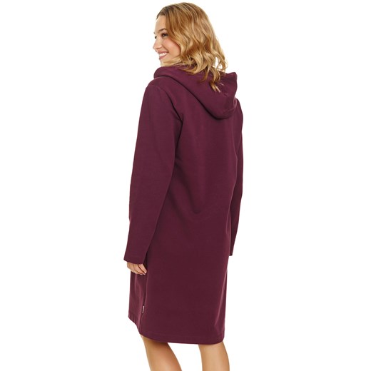 Szlafrok Doctor Nap SMZ.7107 burgundy Doctor Nap L kontri.pl