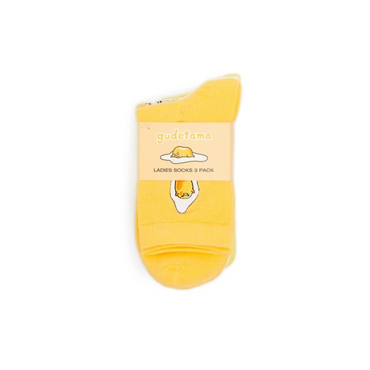 Cropp - 3 pack skarpet Gudetama - żółty Cropp 39-41 Cropp okazja