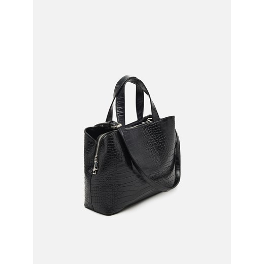 Cropp - Torebka city bag - czarny Cropp Uniwersalny promocja Cropp