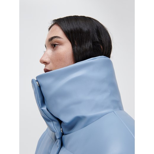 Cropp - Kurtka puffer - błękitny Cropp XS wyprzedaż Cropp