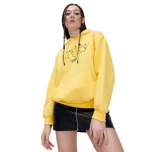 Cropp - Bluza z kapturem Pokémon - żółty Cropp M wyprzedaż Cropp