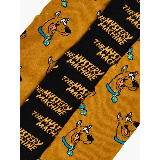 Cropp - 2 pack skarpet Scooby Doo - brązowy Cropp 39-42 wyprzedaż Cropp