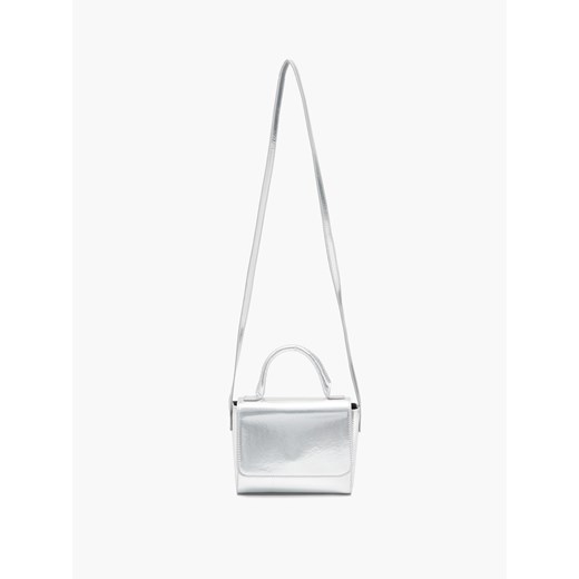 Cropp - Srebrna torebka crossbody - srebrny Cropp Uniwersalny Cropp okazja