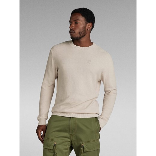 G-Star Sweter w kolorze kremowym ze sklepu Limango Polska w kategorii Swetry męskie - zdjęcie 175853027