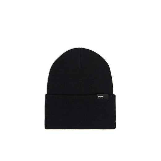 Cropp - Czarna czapka beanie - czarny Cropp Uniwersalny Cropp