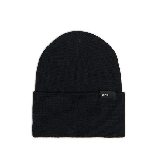 Cropp - Czarna czapka beanie - czarny Cropp Uniwersalny Cropp