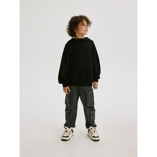 Reserved - Jeansy jogger - szary Reserved 140 (9 lat) Reserved